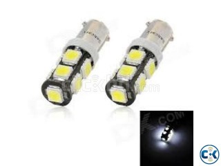 1 PAIR BAX9S 4.5W 414lm 7200K 9-SMD 5060 LED White Light