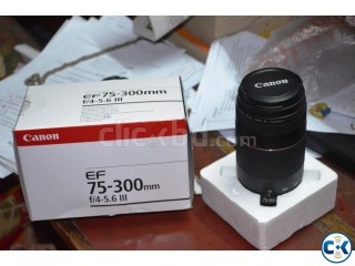 Canon 75-300mm f 4 5.6 III Telephoto Zoom
