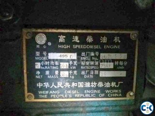 4 cylinder generator