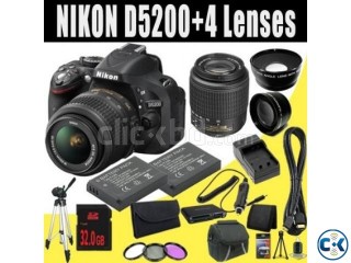 NIKON D5200 CAMERA WITH 18-55VR LENS CAMERA VISION