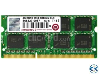 LAPTOP RAM TRANSCEND 4GB 1600MHZ WITH 2 YEARS WARRANTY