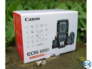BRABDNEW CANON EOS-600D SLR CAMERA WITH 18-55 CAMERAVISION