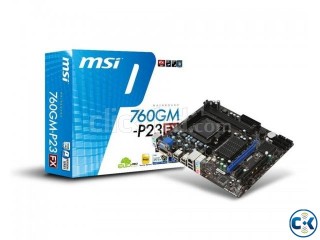 MSI 760GM-P23 FX Mother Board AMD Platform