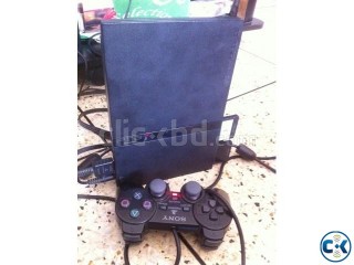 Play Station 2- Slim Fully Fresh and Works Smoothly
