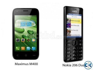 Nokia 206 Dual Maximus M400 Android 4.2.2