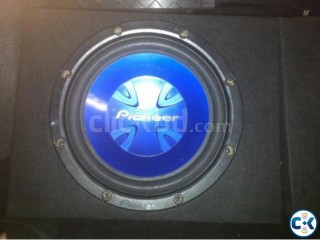 pioneer subwoofer with box. super bass