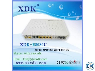 GEPON ONU 4FE Electrical port 2POTS WIFI