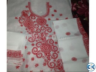 Cotton 2 3 pcs unstitched handicraft