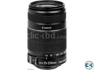 Canon EFS 55-250mm with Image Stabilization IS