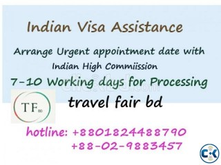 Indian visa appointment date