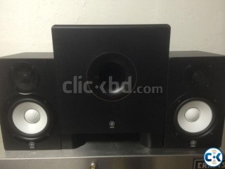 Yamaha HS50M studio monitors HS10W subwoofer for sell