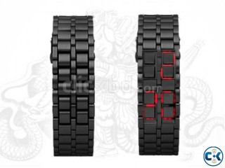 Samurai Alloy couple led watch