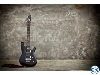Ibanez JS-100 with planet waves leather strap