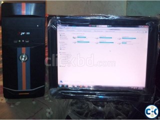 Looking As Like New Desktop Computer Set With Lcd Monitor