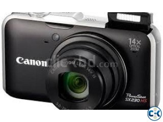 Canon PowerShot SX230 HS Black 12.1 Megapixel 14x Optical