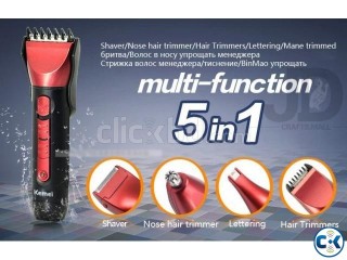 Kemei Rechargeable 5In1 Shaver Trimmer New
