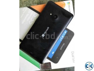 Microsoft Lumia 535 black color full boxed with papers