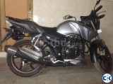 TVS Apache RTR latest model mat grey color -2014 TVS Apache RTR latest model mat grey color -2014