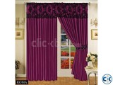 LUXURIOUS FULLY LINED ITALIAN CURTAINS AUBERGINE 66 x72