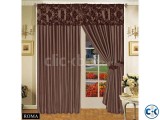 LUXURIOUS FULLY LINED ITALIAN CURTAINS chocoalte 90 x90