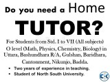 Do you need a home tutor