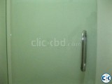 Glass Door with machine