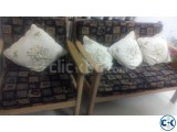 Original shegun wooden sofa set for sale 5 seats