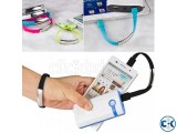 Bracelet Wristband USB Charger Data Sync Cable QNH43999