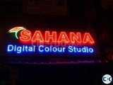 3D Acrylic Backlit Neon Sign on ACP