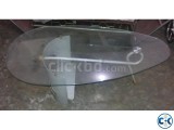 Center Table Glass top and Steel