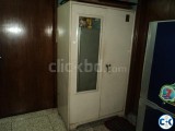 White Steel Almirah Wardrobe