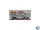 PLASTIC FRICTION POLICE TRUCK WITH FOUR MINI CAR A 071