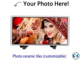 Photo ceramic tiles customizable