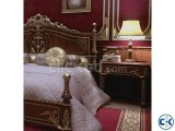 WOODEN BED carving