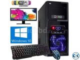 Desktop Core i3 6th Gen 4GB RAM 19 LED