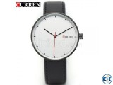 Curren 8223 Analog White Dial Black Band Men s Watch-copy
