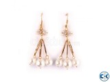 Gold Plated Pearl Earrings