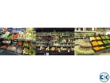 Supershop Fruits Vegetables Display Stand in Bangladesh
