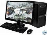 নতুন Core i3 4GB RAM 1000GB HDD 19 LED Monitor