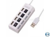 High Speed 4 Port USB 2.0 HUB ON OFF Sharing Switch For Lapt