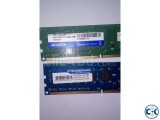 RAM DDR3 1333 BUS 2GB Almost NEW 02Pcs