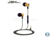 JBM S800 Hi-Fidelity Noise Isolating Earphone with Control