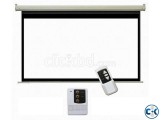Motorized Electronically Projection Screen 84 x 84