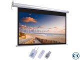Motorized Electronically Projection Screen 84 x 84