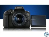 Canon Eos 750d Dslr Camera With 18-55 Lens