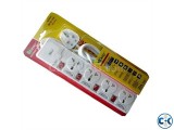 4 Socket Power Converter Multi Plug 3 Pin