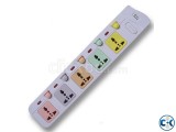 5 Socket Power Converter Multi Plug 2 Pin