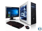 GAMING DESKTOP CORE i5 4GB 1TB 17”LED