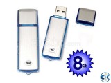 Spy Voice Recorder pendrive 8GB price in Bangladesh