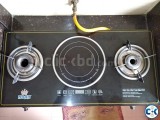 HYBRID GAS STOVE INDUCTION COOKER